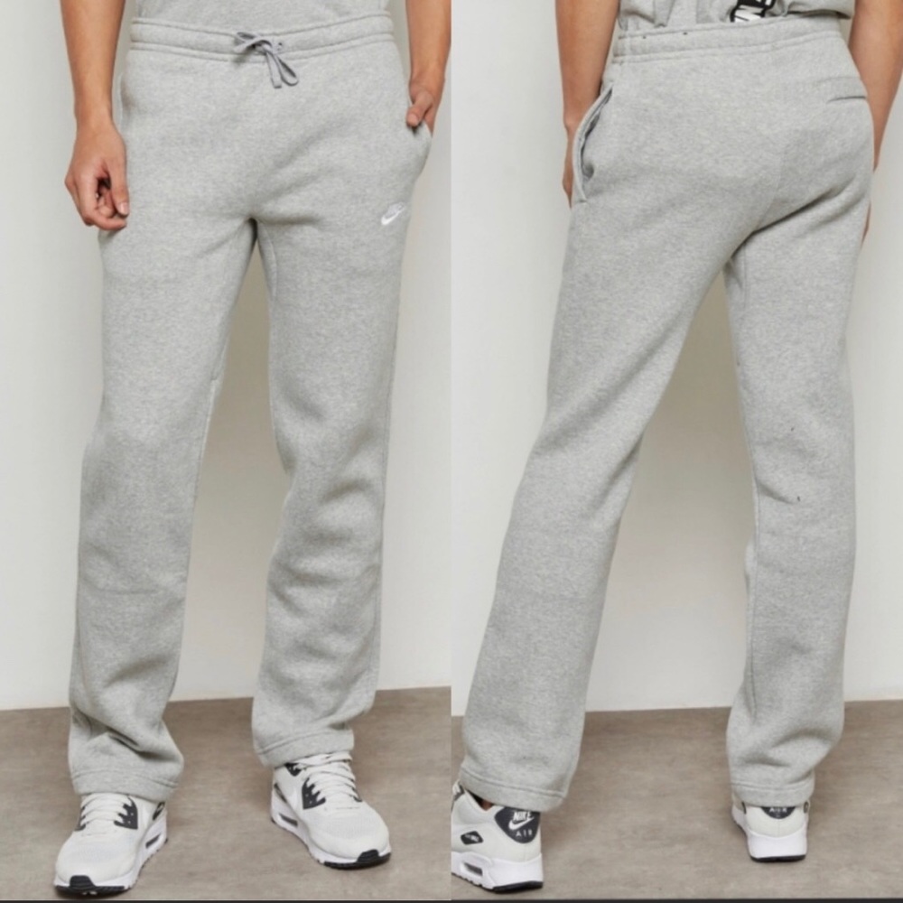 Grey Nike sweatpants